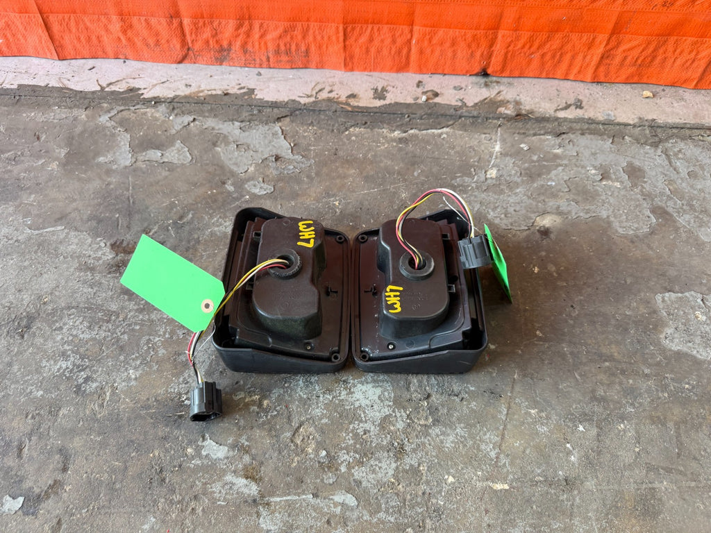 07 18 JEEP WRANGLER   UNKNOWN BRAND   BLACKED OUT LED TAIL LIGHTS LAMPS   SMOKED5