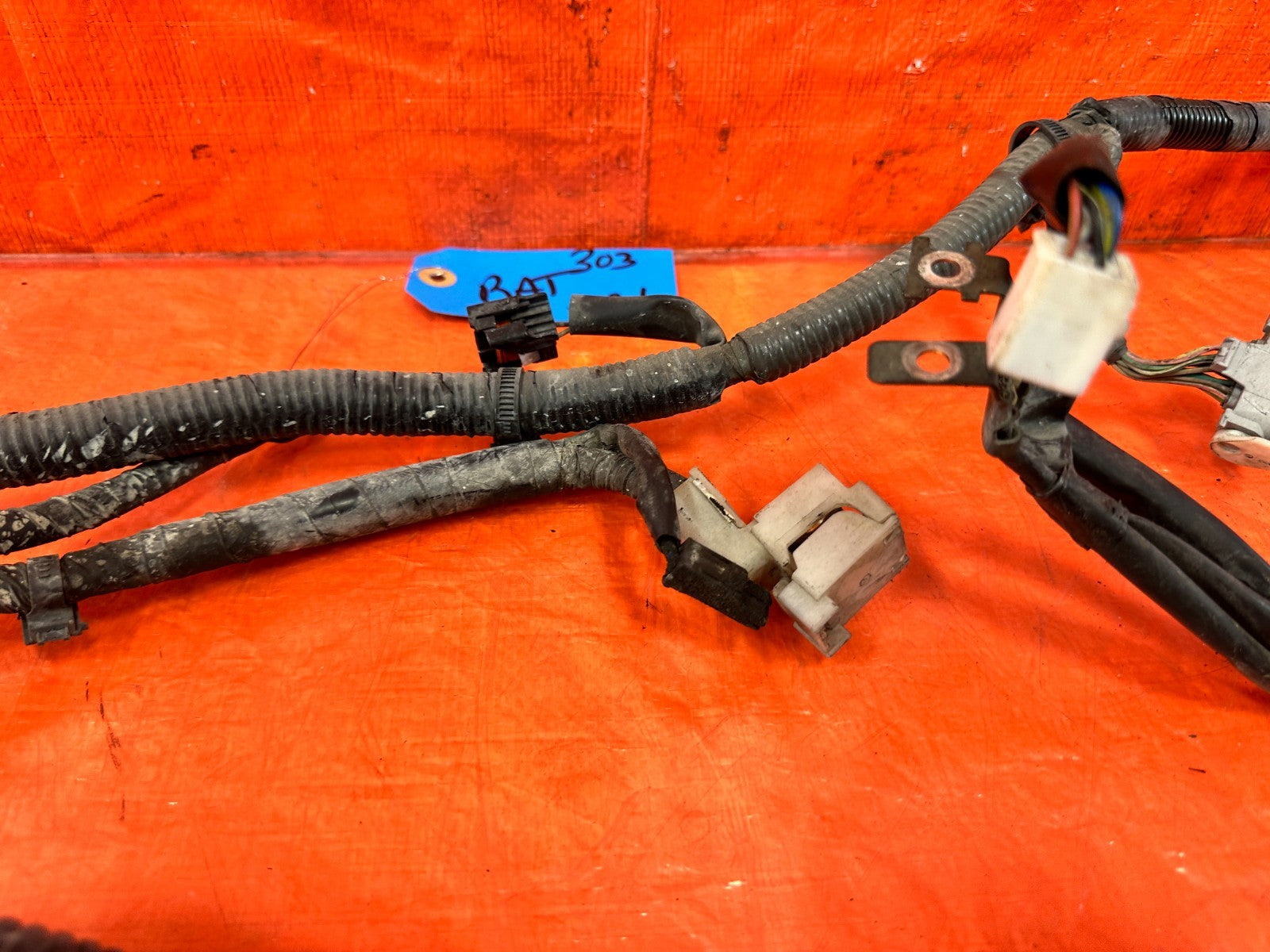 09 11 MAZDA RX8 RX 8   ENGINE HARNESS   PART THAT CONNECTS TO BATTERY ONLY   OEM3