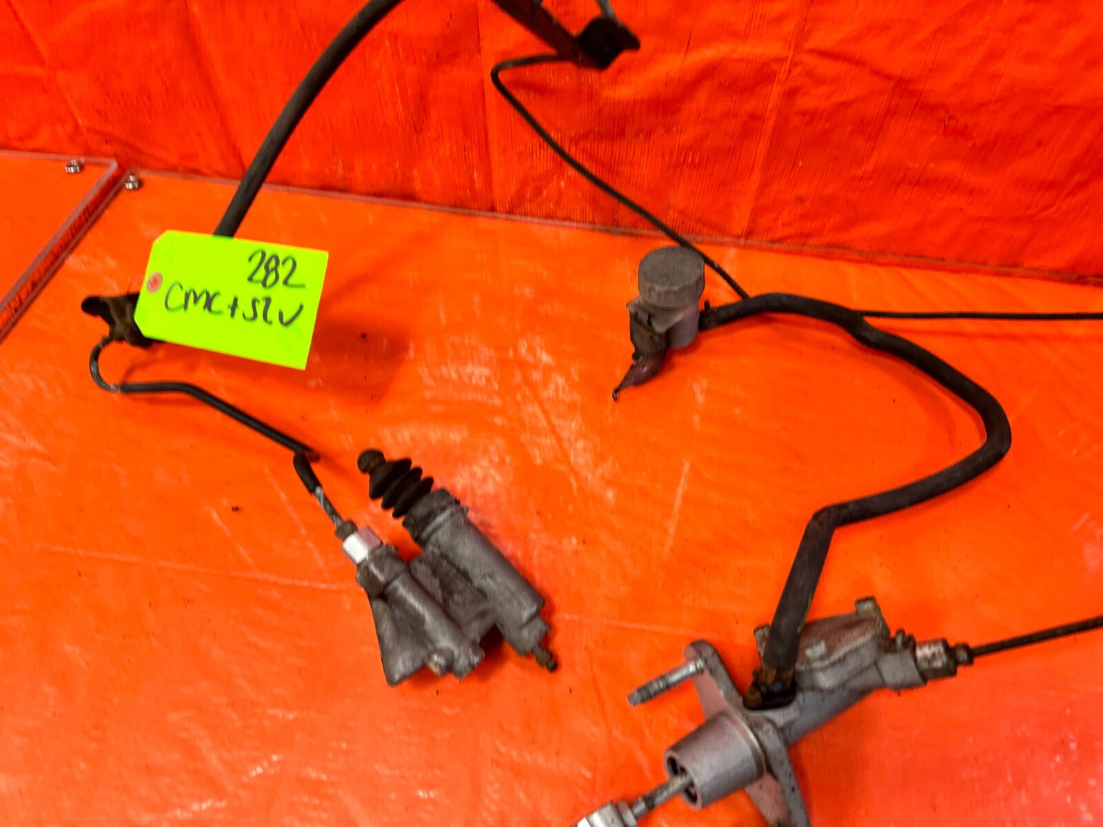 06 09 HONDA CIVIC SI   CLUTCH MASTER & SLAVE W/ FULL LINE SET LINES 100% OEM 2826