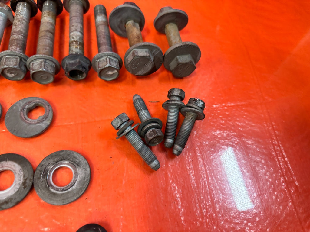13 16 HYUNDAI GENESIS COUPE 3.8L   REAR TRAILING ARM CAMBER CASTER BOLTS #3183