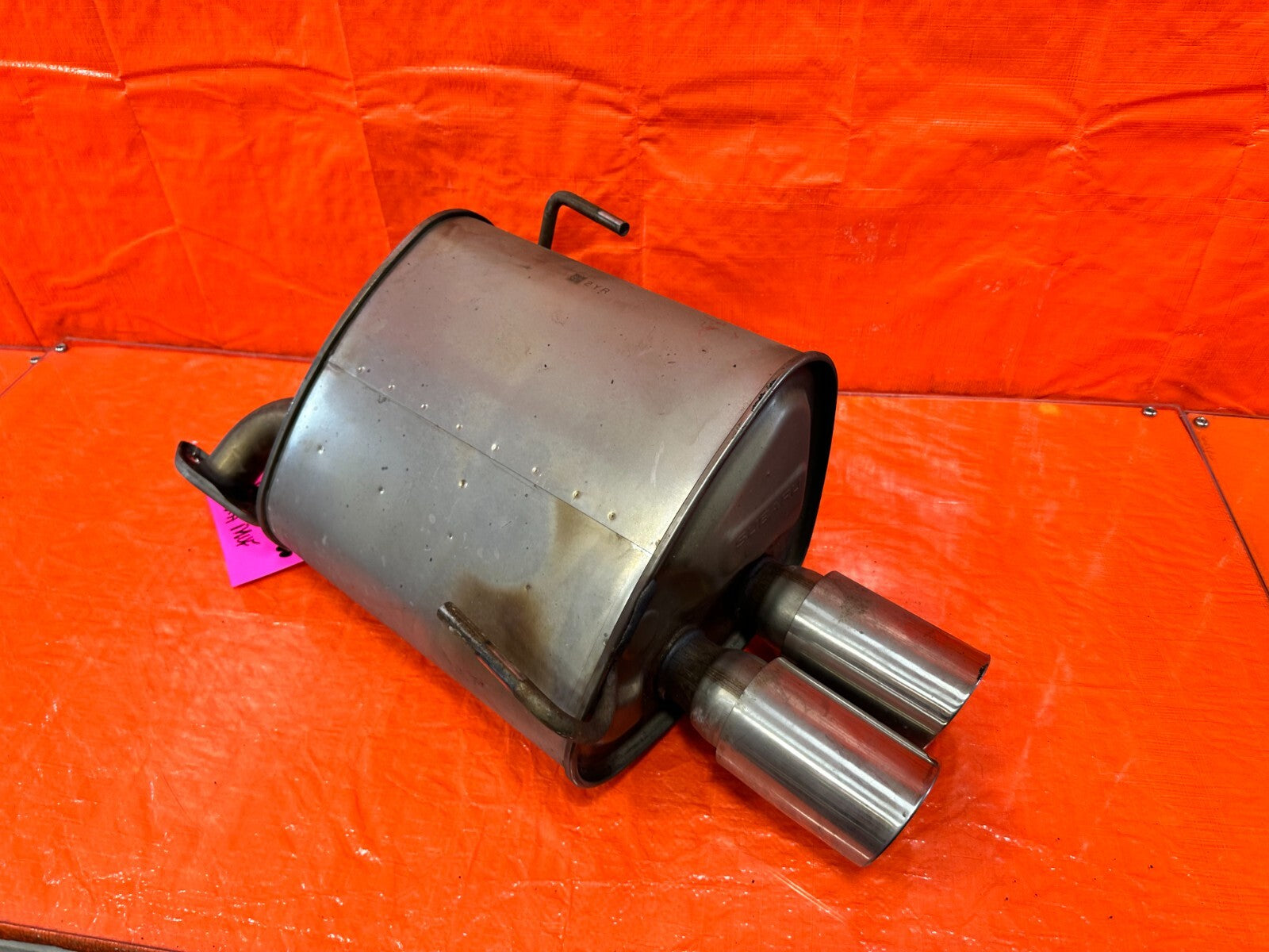 15 20 SUBARU WRX STI FACTORY EXHAUST MUFFLER TAIL PIPE PAN   RIGHT SIDE OEM #2666