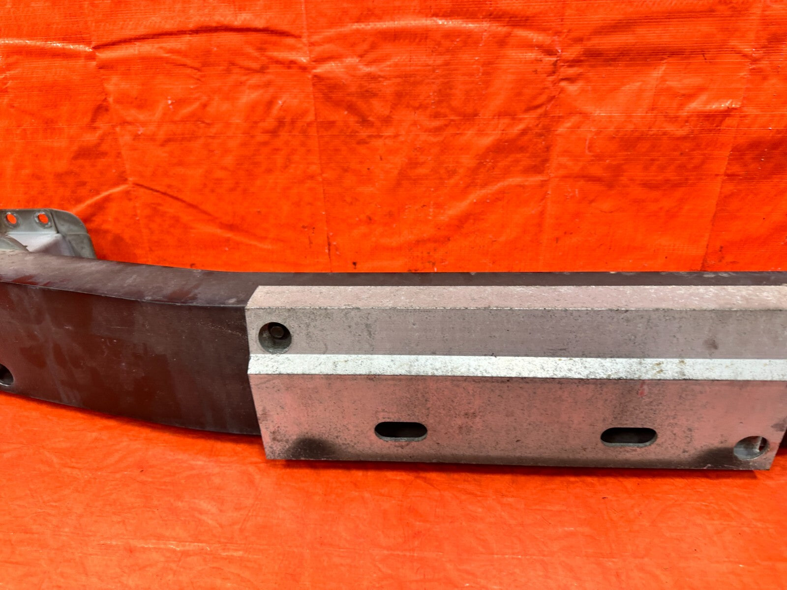 03 07 INFINITI G35 COUPE   REAR CRASH BEAM REINFORCEMENT RE BAR   OEM #2984
