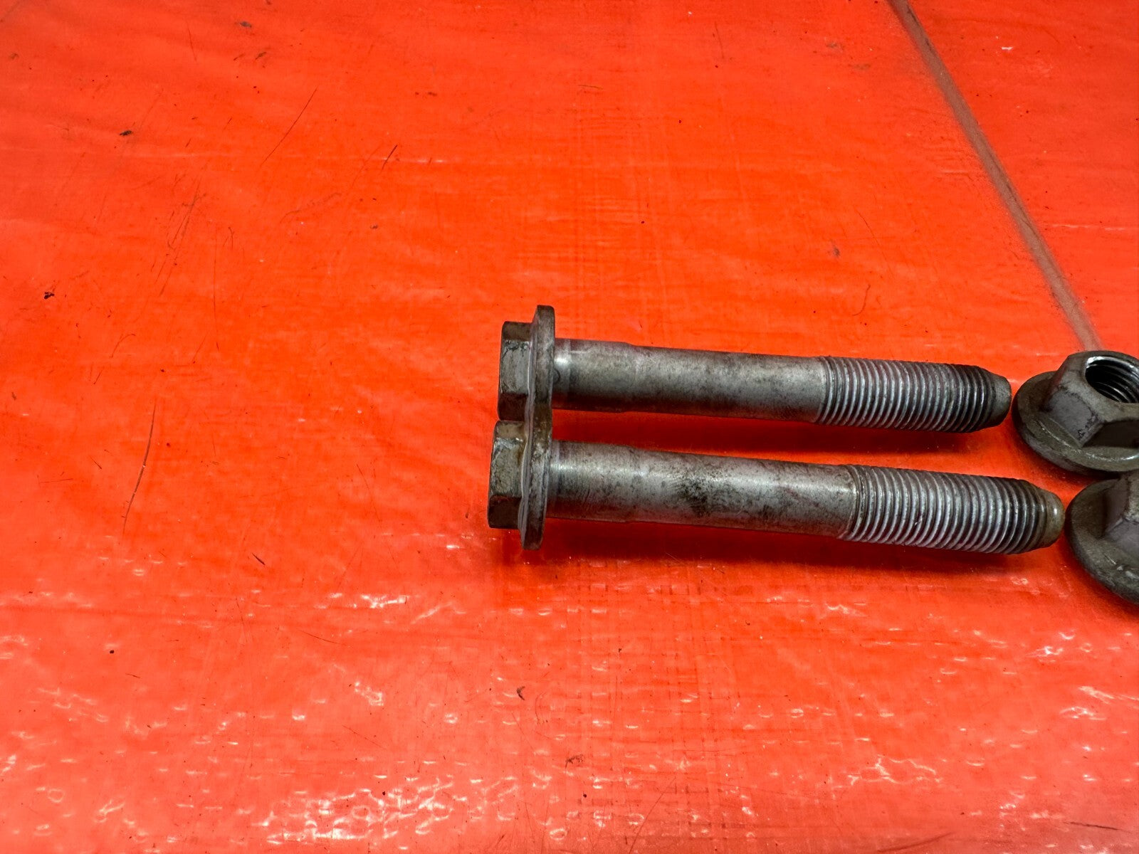 08 15 INFINITI G37 Q60 POWER STEERING RACK MOUNTING BOLTS NUTS HARDWARE OEM #2323