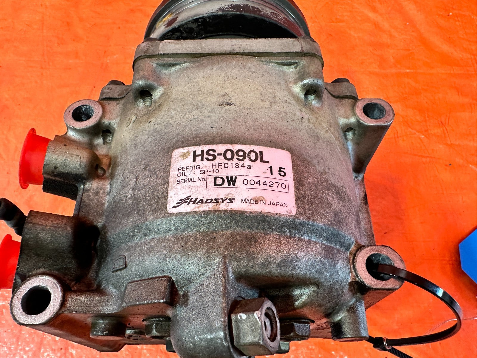 97 01 HONDA CR V CRV   B20 B20Z B20B   HVAC AIR CONDITIONG AC COMPRESSOR PUMP2
