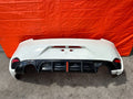 17 20 INFINITI Q60   REAR BUMPER COVER  W/ ALL INSERTS   U WILL LOOK AT PICS OEM0