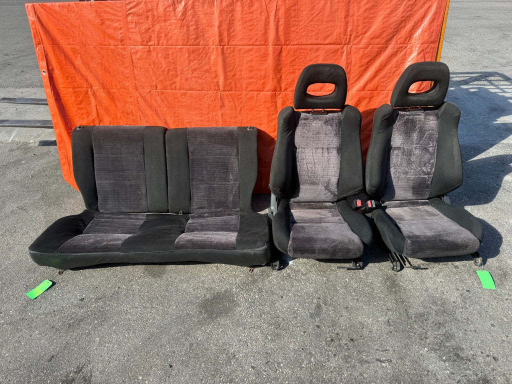 88 91  HONDA CIVIC EF HATCHBACK SI FRONT & REAR SEATS   OEM FACTORY GENUINE 3250
