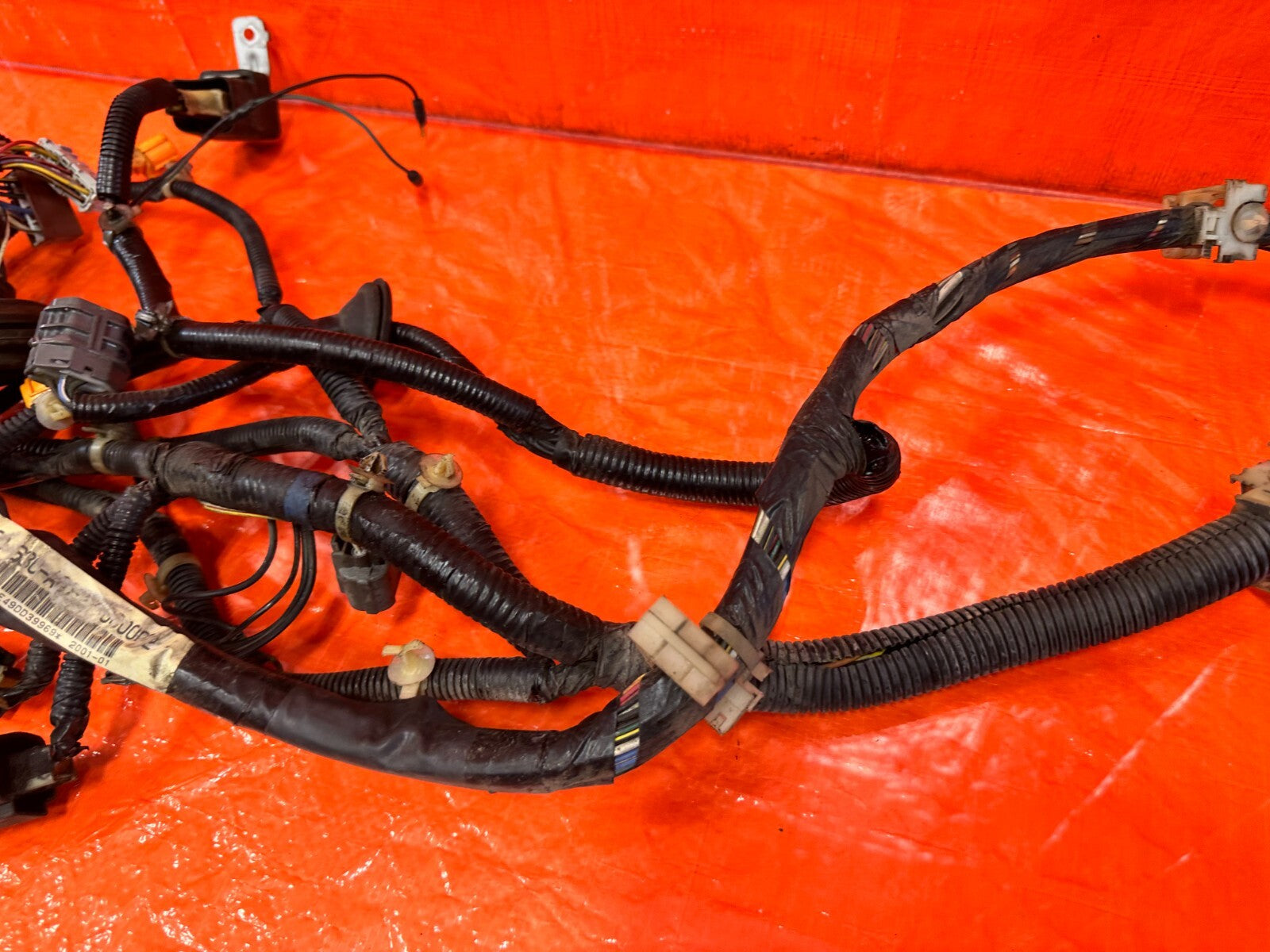 99 01 HONDA PRELUDE BASE INTERIOR FLOOR WIRING HARNESS WIRE LOOM LEFT SIDE #2633