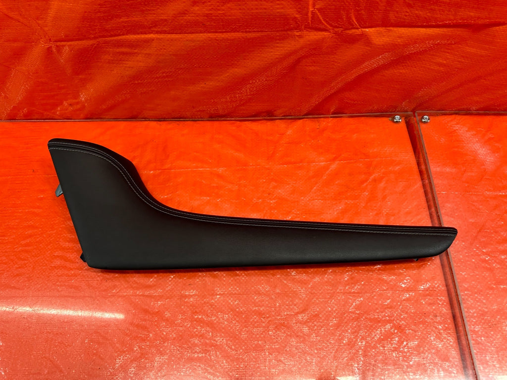 14 17 INFINITI Q50   SHIFTER CONSOLE TRIM LEFT LOWER COVER KNEE PAD   OEM #1858