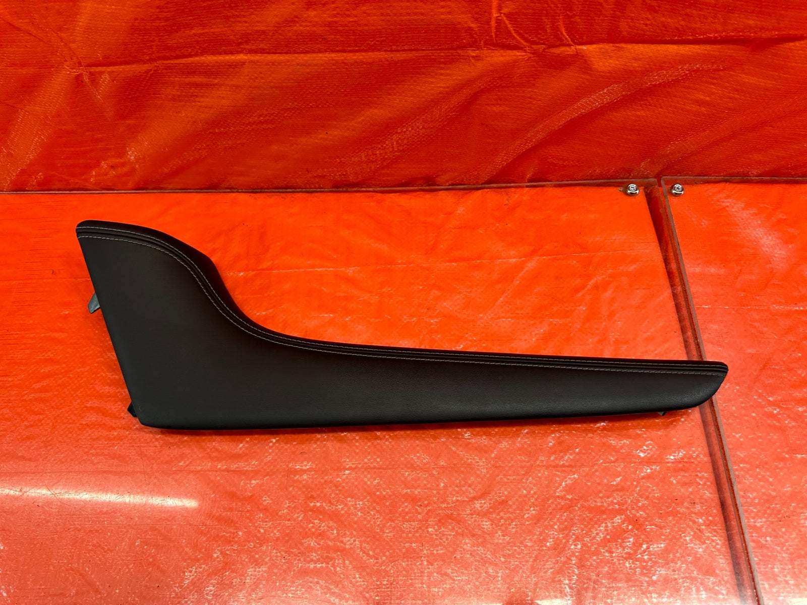 14 17 INFINITI Q50   SHIFTER CONSOLE TRIM LEFT LOWER COVER KNEE PAD   OEM #1858