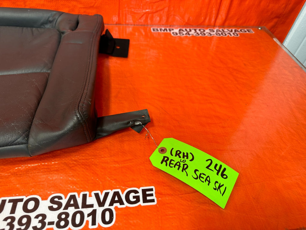 98 01 ACURA INTEGRA 2D GRAY RIGHT LOWER UPPER SEAT LEATHER SKIN OEM 2464