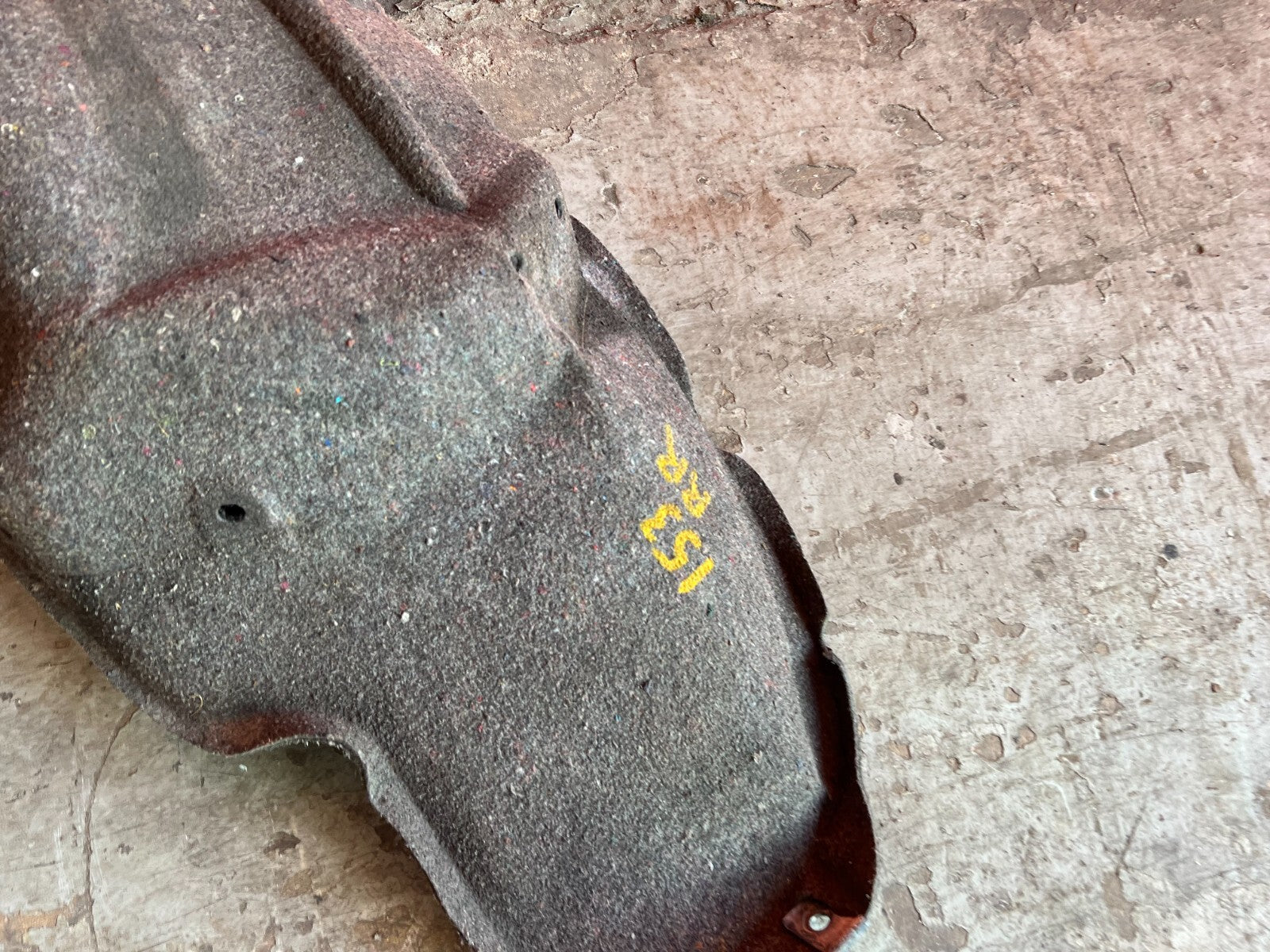 13 15 ACURA RDX   FENDER LINER SPLASH SHIELD   PASSENGER RIGHT REAR   OEM #1537