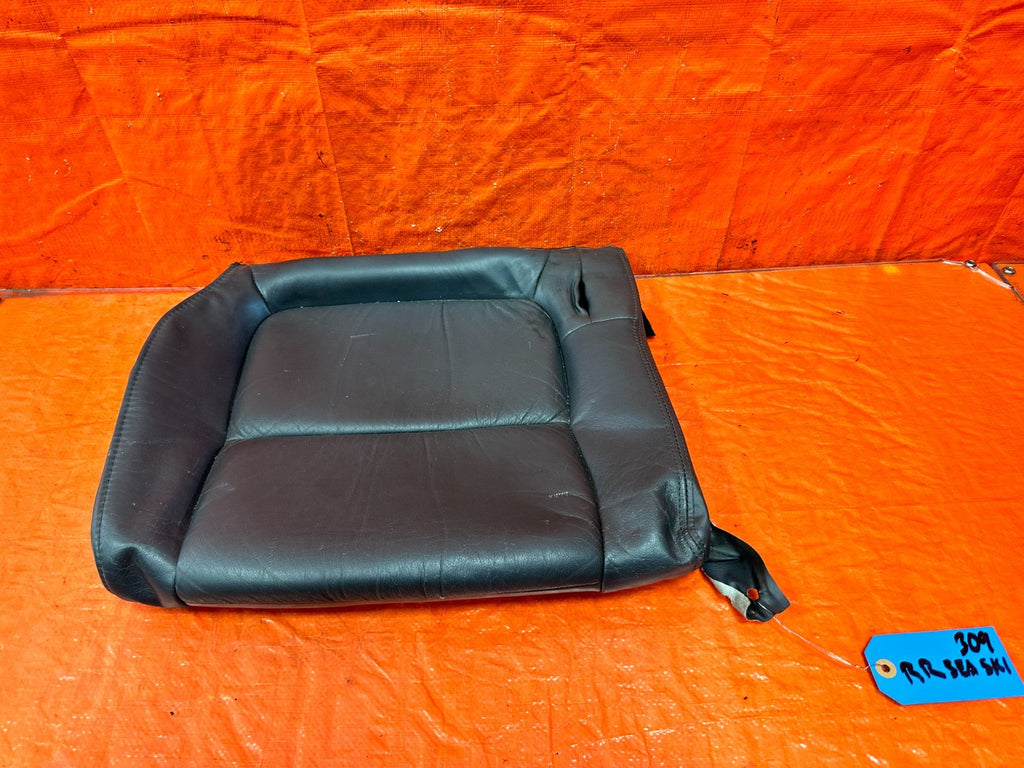 94 01 ACURA INTEGRA 2D  ASSENGER RIGHT REAR LOWER GRAY SEAT SKIN LEATHER OEM 3090