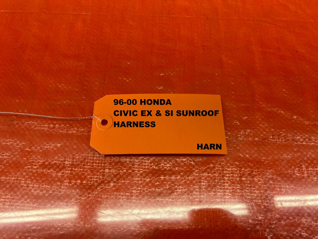 99 00 HONDA CIVIC EM1 SI & EX COUPE   SUN ROOF WIRE HARNESS WIRING LOOM OEM #2022