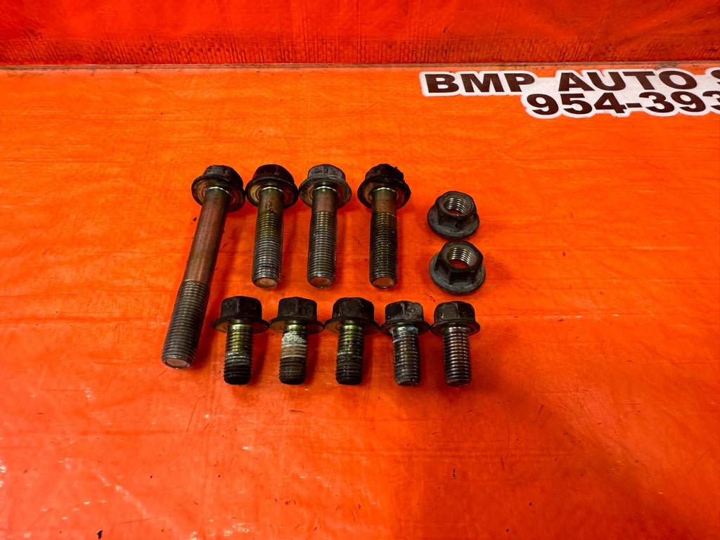 09 14 ACURA TSX   FRONT ENGINE MOTOR MOUNT BOLTS HARDWARE   OEM #2550