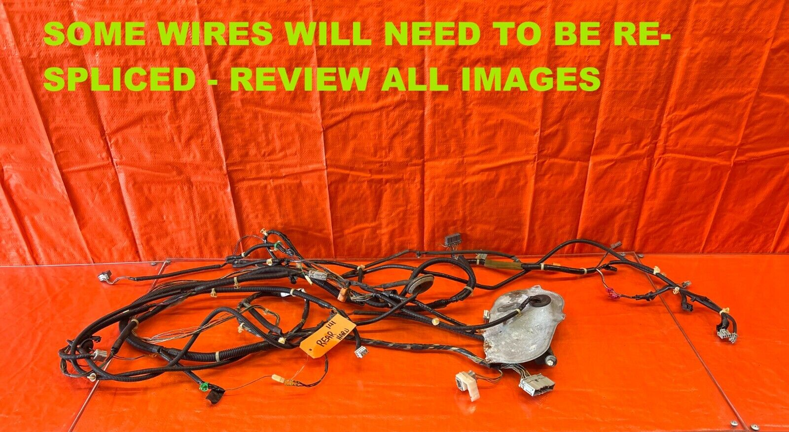 99 01 HONDA PRELUDE BASE INTERIOR FLOOR WIRING HARNESS WIRE LOOM LEFT SIDE #1410