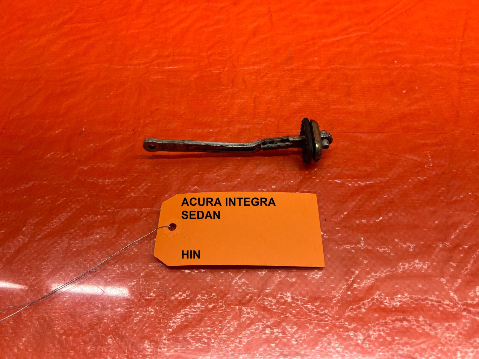 92 01 ACURA INTEGRA SEDAN LEFT / RIGHT REAR DOOR CHECKER HINGE ARM STOPPER 229 10