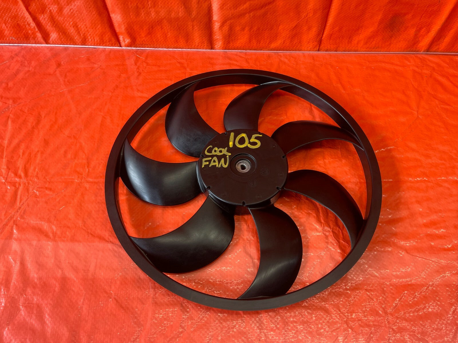 14 20 INFINITI Q50 17 20 Q60 RADIATOR COOLING FAN   LEFT SIDE   7 BLADE OEM #1050