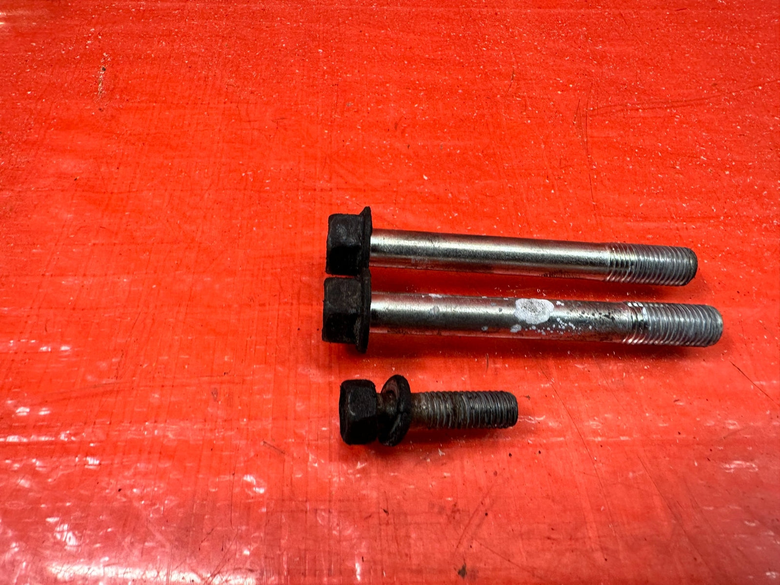 08 15 LANCER EVOLUTION X EVO 10 4B11T POWER STEERING BRACKET BOLTS HARDWARE #2175