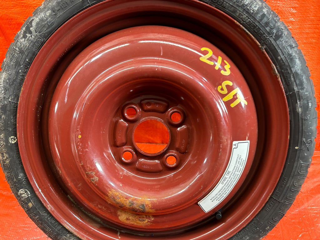 02 03 HONDA CIVIC SI EP3   4x100 EMERGENCY SPARE BACK UP TIRE WHEEL RIM OEM #2134