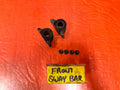 08 15 INFINITI G37 Q60   FRONT SWAY BAR MOUNTING BRACKETS LEFT RIGHT OEM #3280