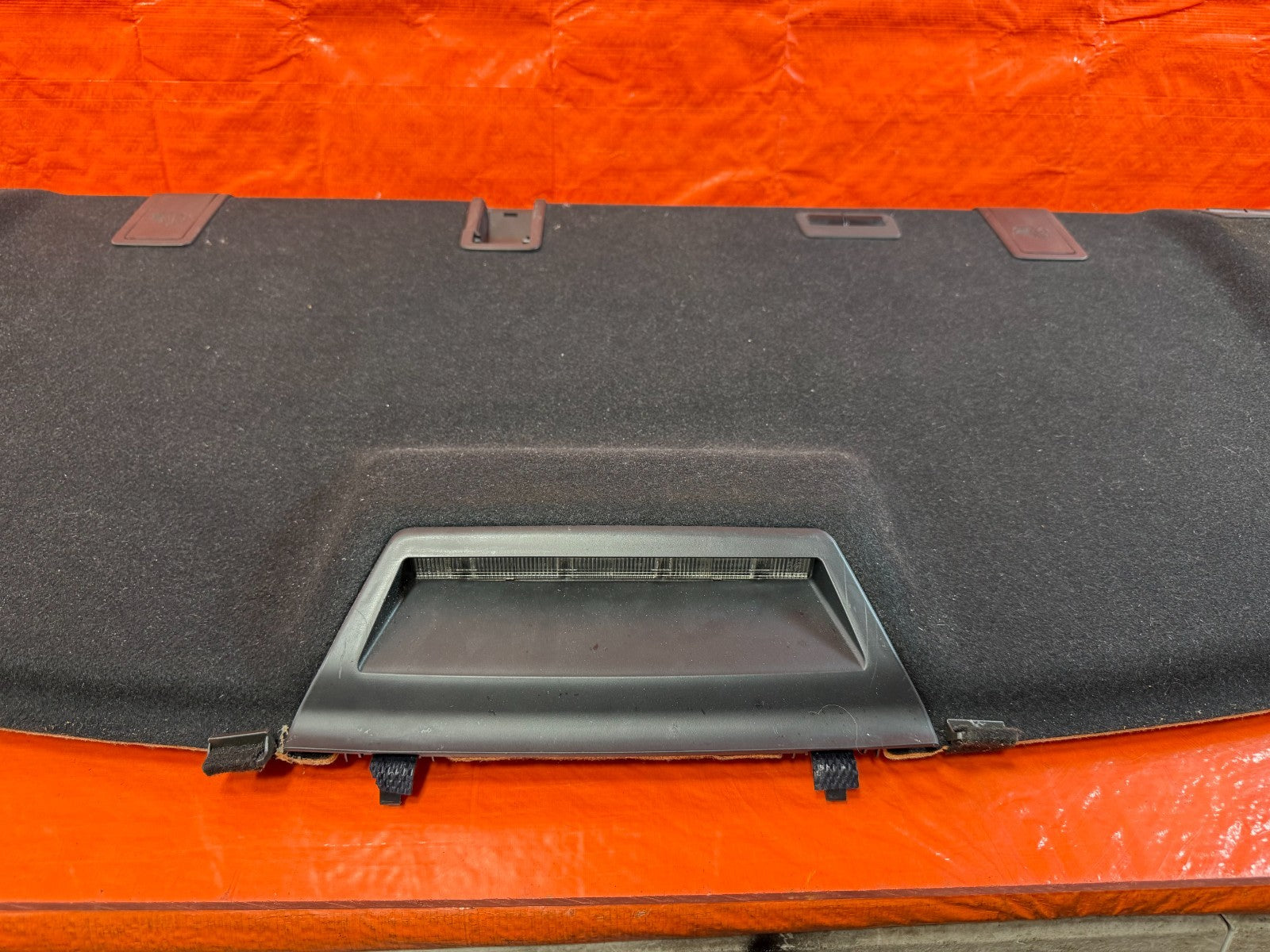 14 24 INFINITI Q50   BLACK REAR SPEAKER COVER TRAY LINER TRIM   OEM #18Q1