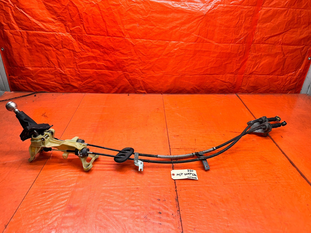 13 15 HONDA CIVIC SI 2.4L MT SHIFTER BOX W/ CABLES & ALUMINUM BRACKETS OEM #DNP0