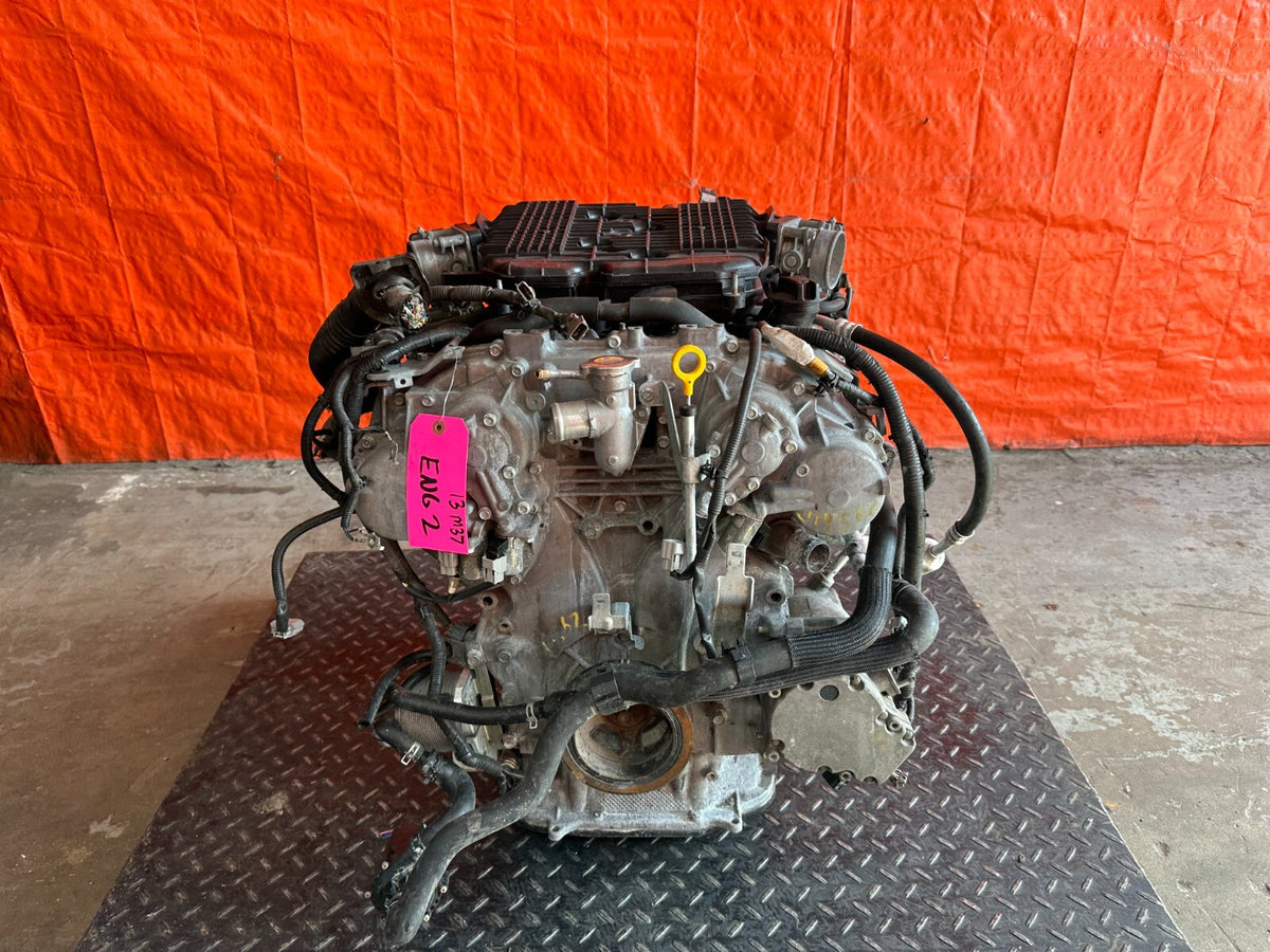 2012 12 INFINITI M35H M35 HYBRID - ENGINE MOTOR LONG BLOCK ASSEMBLY - OEM7