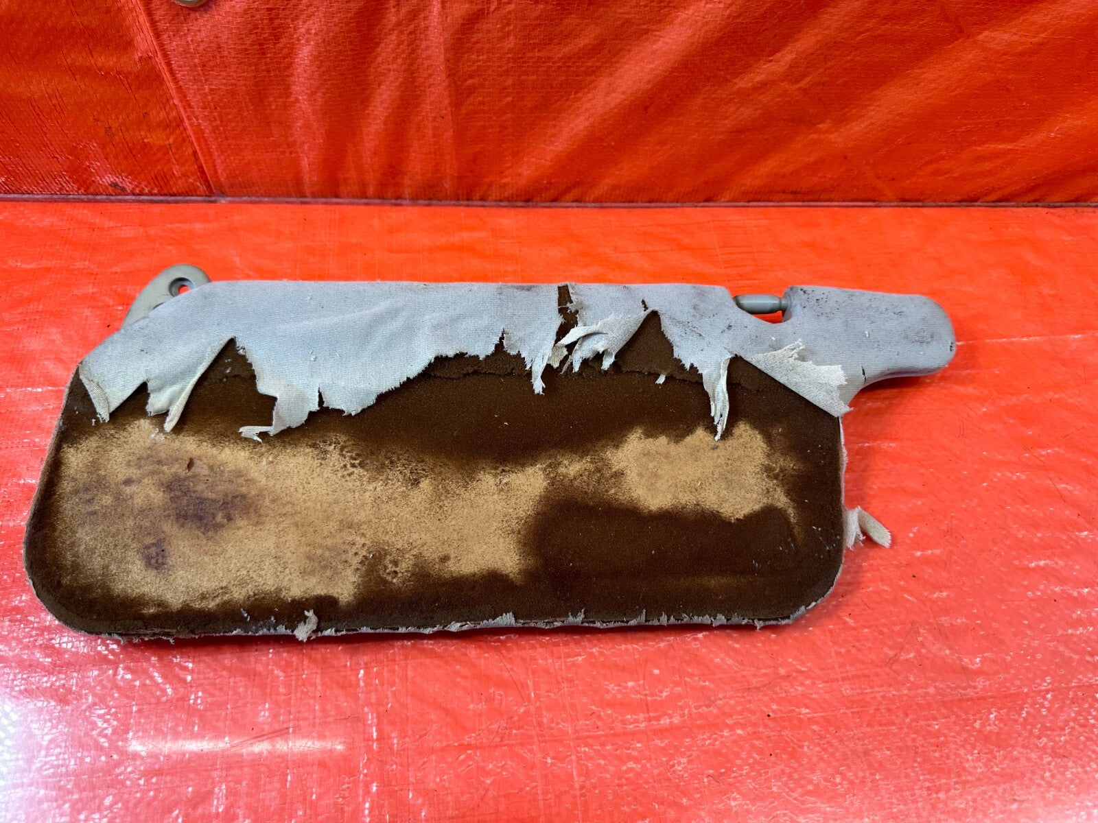 96 00 HONDA CIVIC   SUN VISOR   PASSENGER RIGHT SIDE   GRAY   OEM #201    WEAR6