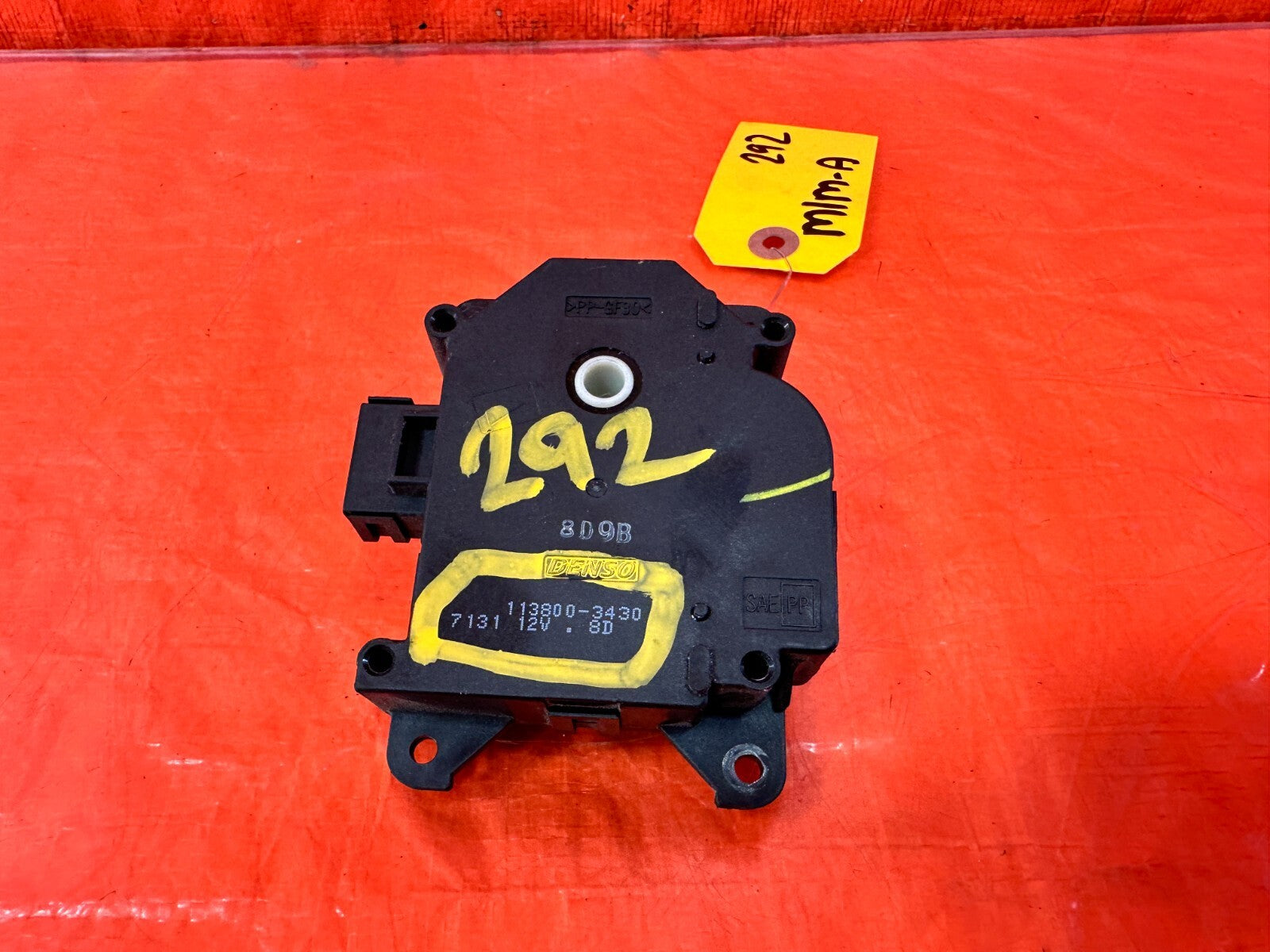 2020 20 SUBARU BRZ   FLAP VENT ACTUATOR   113800 3430   OEM #2921