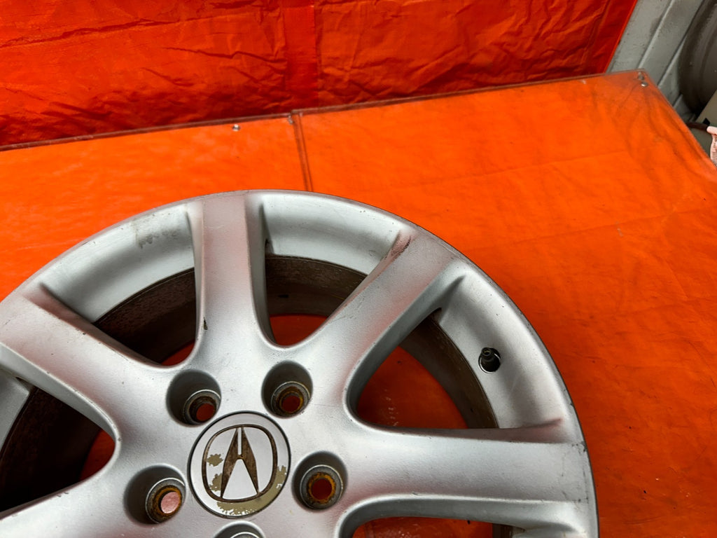 04 08 ACURA TSX 2.4L 17 INCH 7 SPOKE ALLOY WHEEL RIM 17x7 5x114.3 OEM FACTORY  17