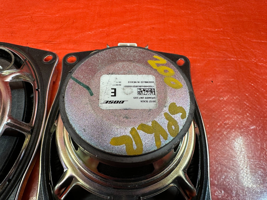 17 20 INFINITI Q60   LEFT & RIGHT REAR SPEAKERS   BOSE MODEL   OEM #20010