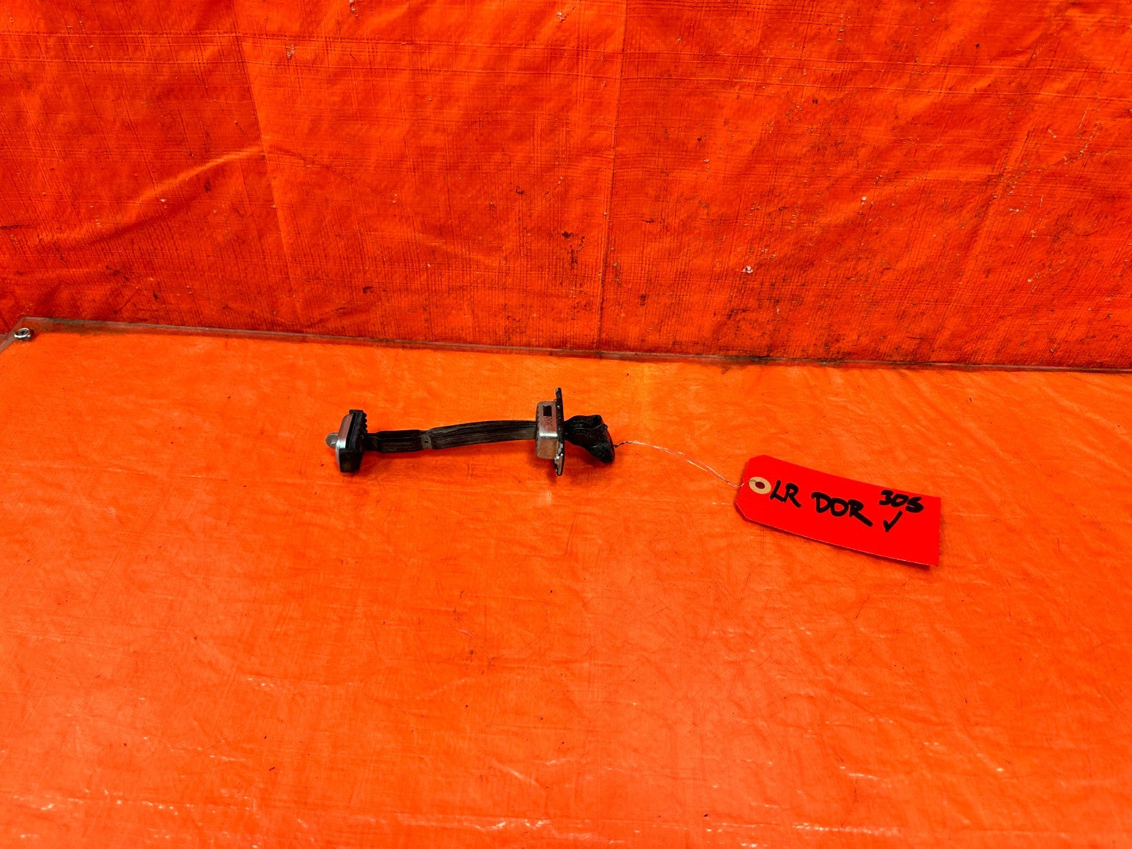 09 14 ACURA TSX   DRIVER LEFT REAR DOOR CHECKER HINGE ARM STOPPER   OEM #3050