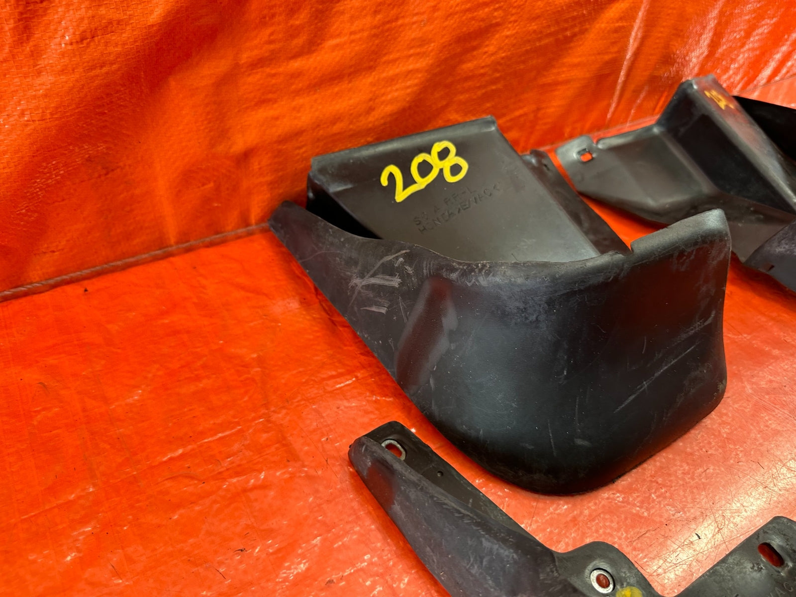 96 98 HONDA CIVIC 2D COUPE FACTORY MUD FLAPS SPLASH GUARDS FRONT & REAR OEM #20813