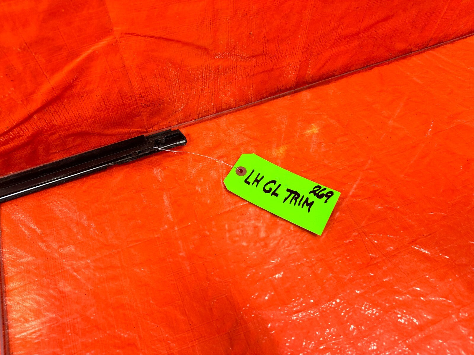 12 15 HONDA CIVIC SI 2D COUPE DRIVER LEFT FRONT EXTERIOR GLASS TRIM OEM 2699