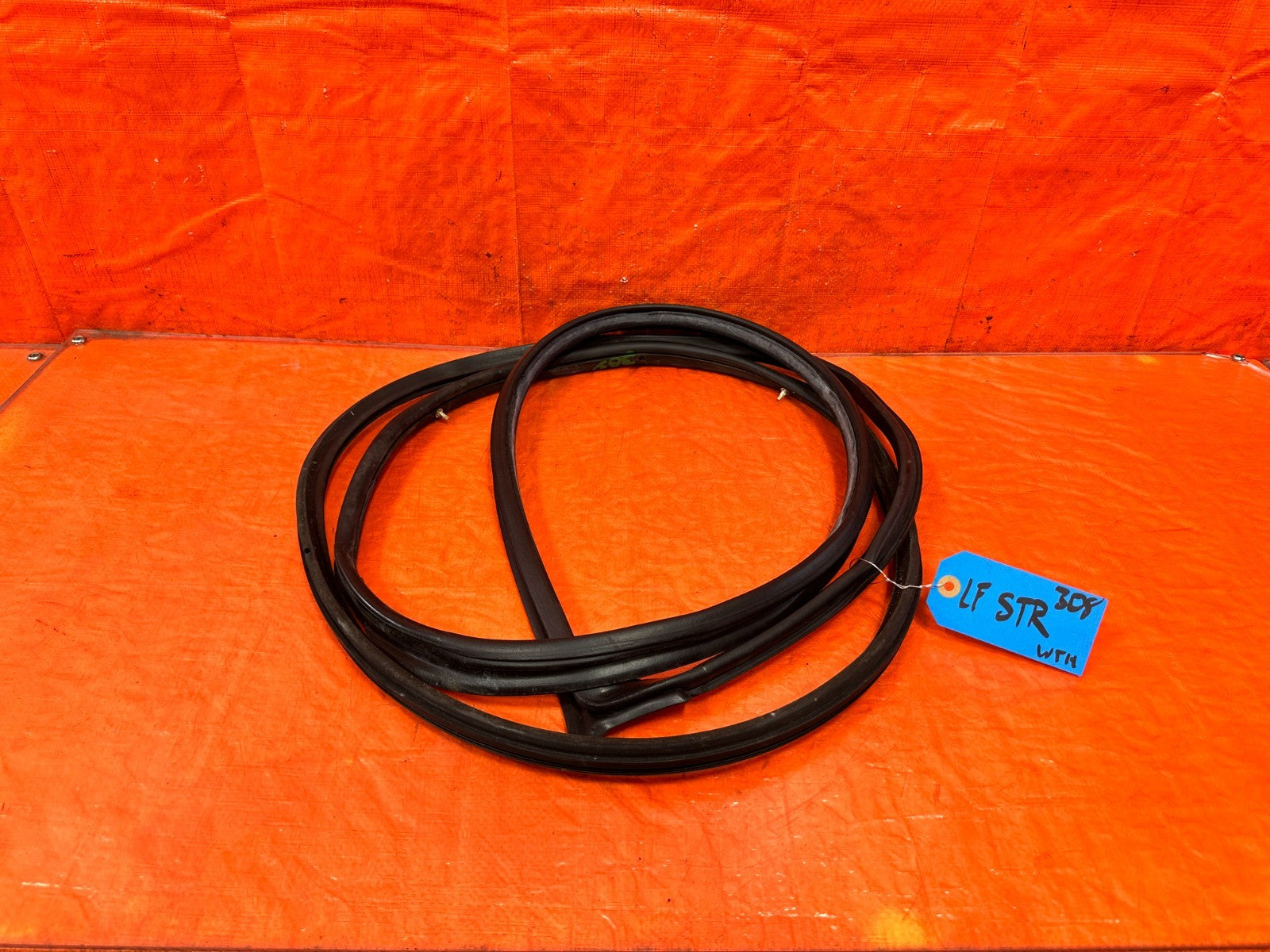 02 05 HONDA CIVIC SI EP3 HATCH LEFT DOOR WEATHER STRIP TRIM SEAL GASKET OEM 3080