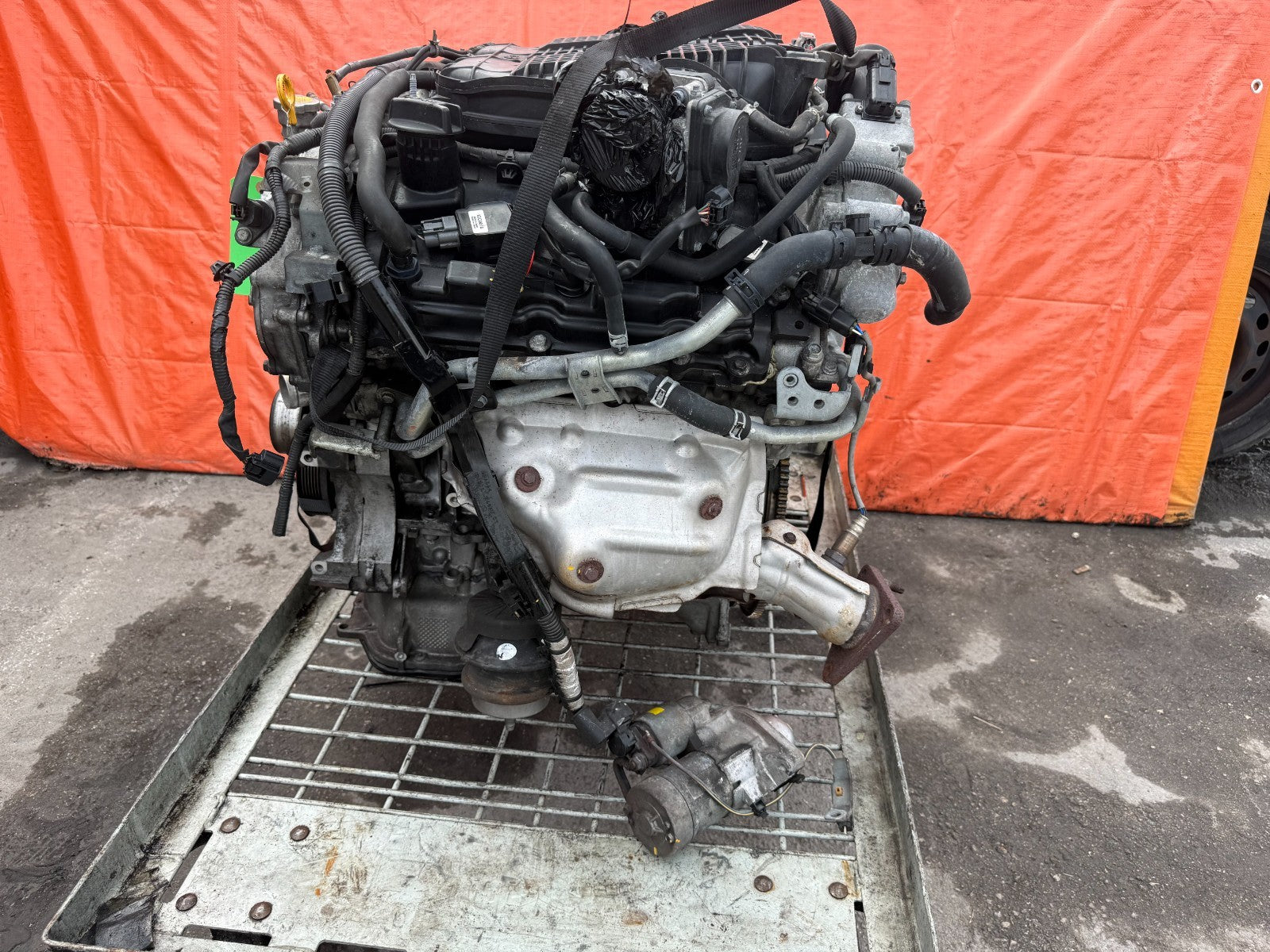 09-13 INFINITI G37 VQ37VHR REAR WHEEL DRIVE (RWD) - ENGINE MOTOR LONG BLOCK 51K11