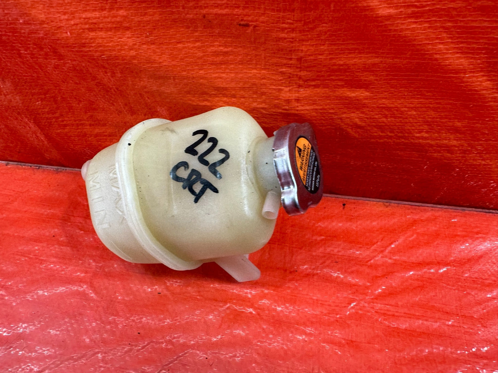 16 20 INFINITI Q50   3.0L   COOLANT RECOVERY TANK BOTTLE RESERVOIR   OEM #2225