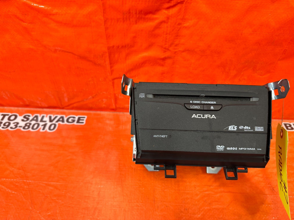 2009 ACURA TSX 6 DISC CD DVD PLAYER CHANGER RECEIVER TESTED 39100 TL2 A50 #75