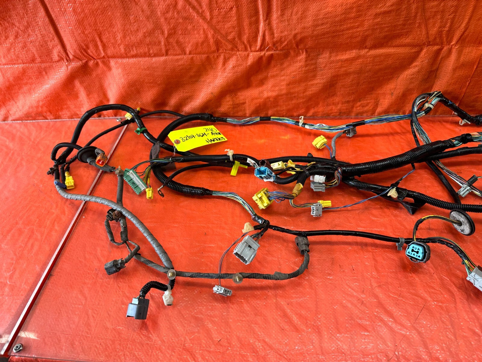 02 04 ACURA RSX   TYPE S   INTERIOR FLOOR WIRING HARNESS WIRE LOOM   OEM OE #2409