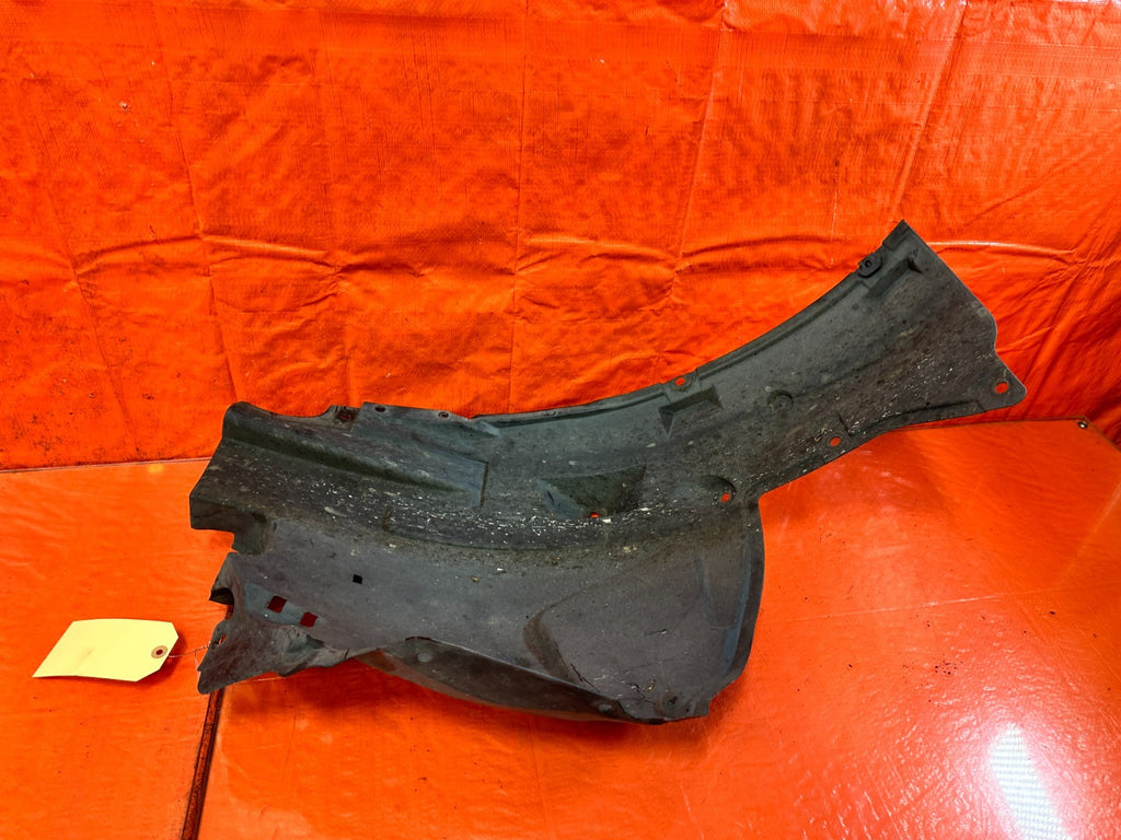 08 15 INFINITI G37 Q60 RIGHT PASSENGER FRONT FENDER REAR SPLASH SHIELD #3299