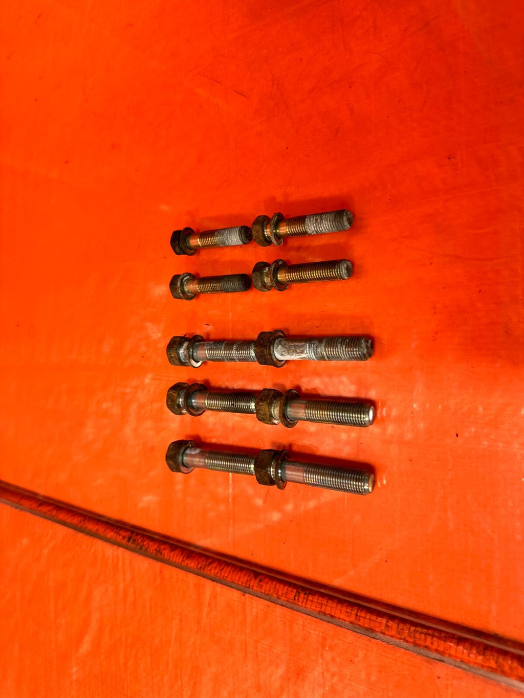 02 10 LEXUS SC430   TRANSMISSION BELL HOUSING BOLTS HARDWARE   OEM #2881