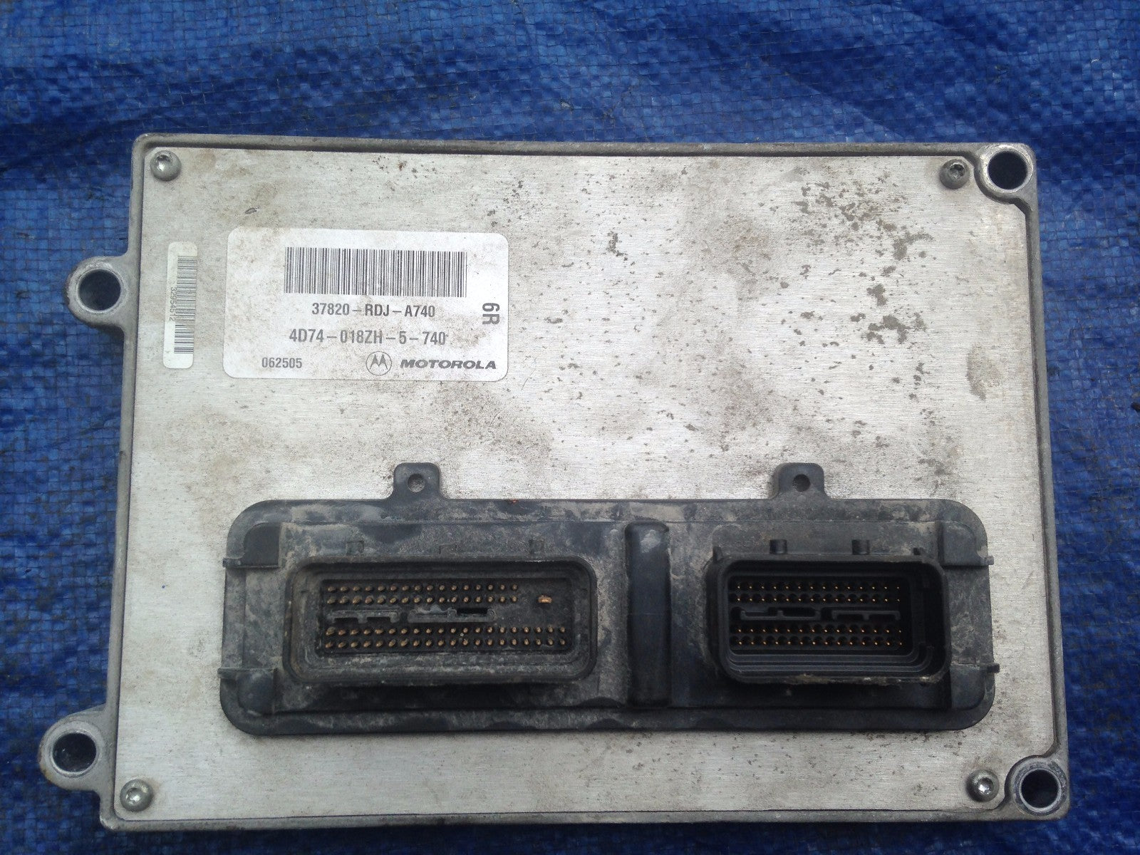 2005 ACURA MDX 3.5L ENGINE BRAIN COMPUTER MODULE ECM ECU 37820 RDJ A7401