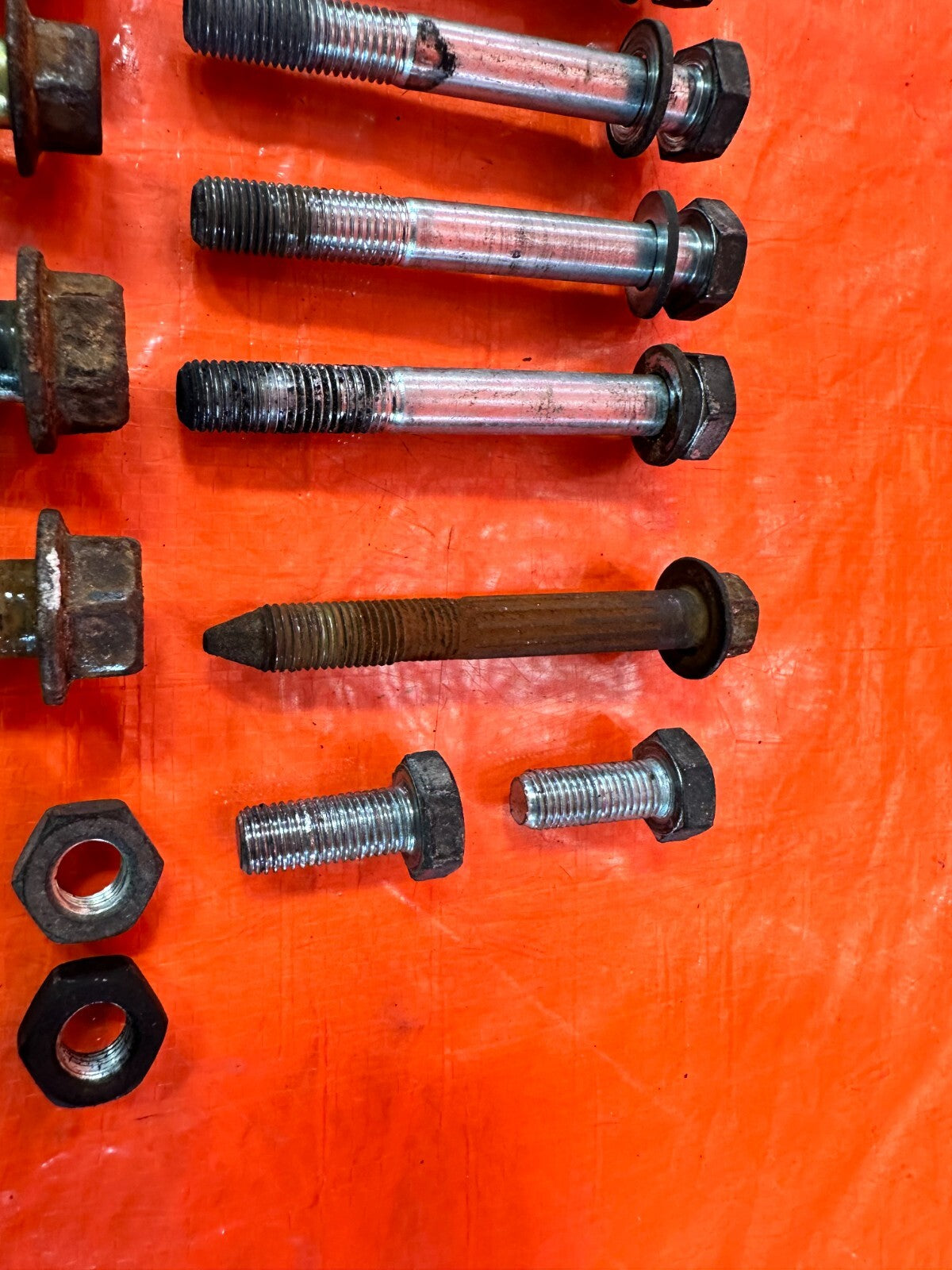 94 01 ACURA INTEGRA   TRAILING ARM TO CHASSIS BOLTS HARDWARE   OEM #2813