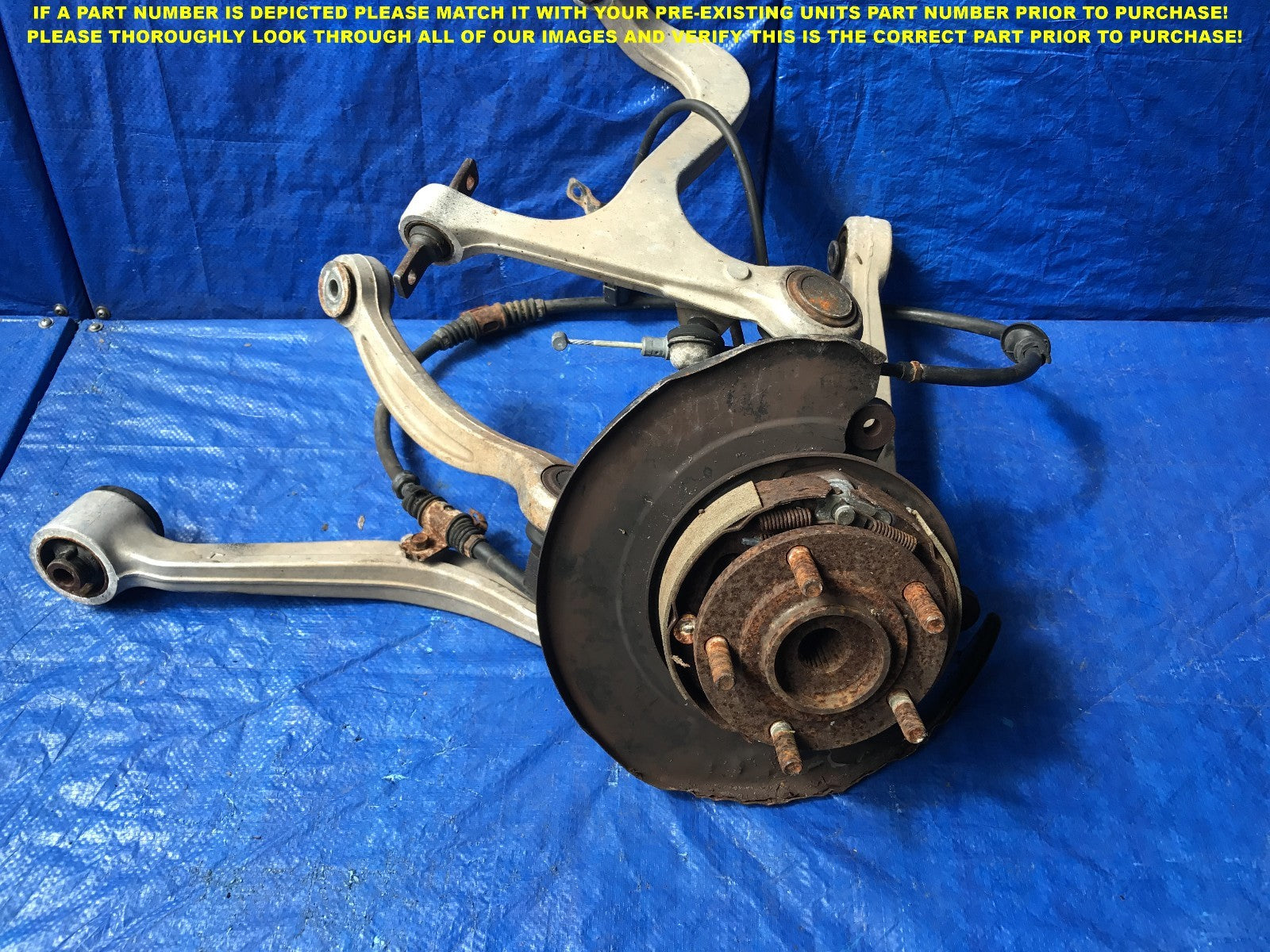 OEM 2003 2004 2005 MITSUBUSHI EVOLUTION DRIVER LEFT REAR KNUCKLE SPINDLE 100%0