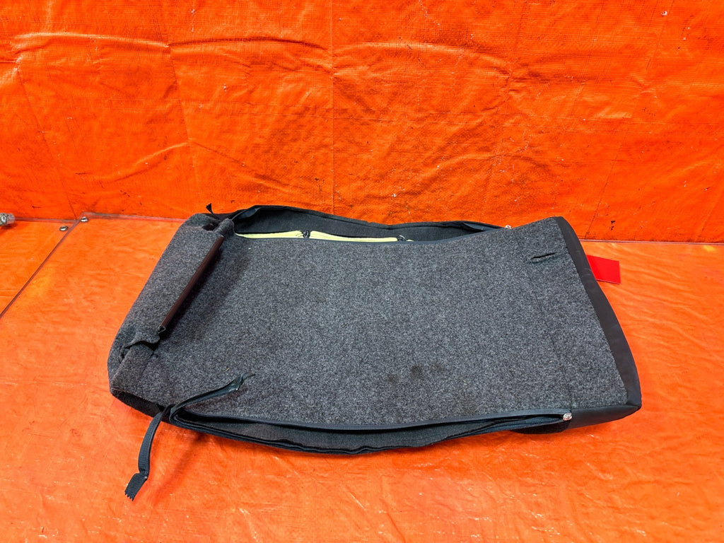 09 14 ACURA TSX PASSENGER RIGHT REAR UPPER SEAT SKIN WRAP BLACK LEATHER OEM 3053
