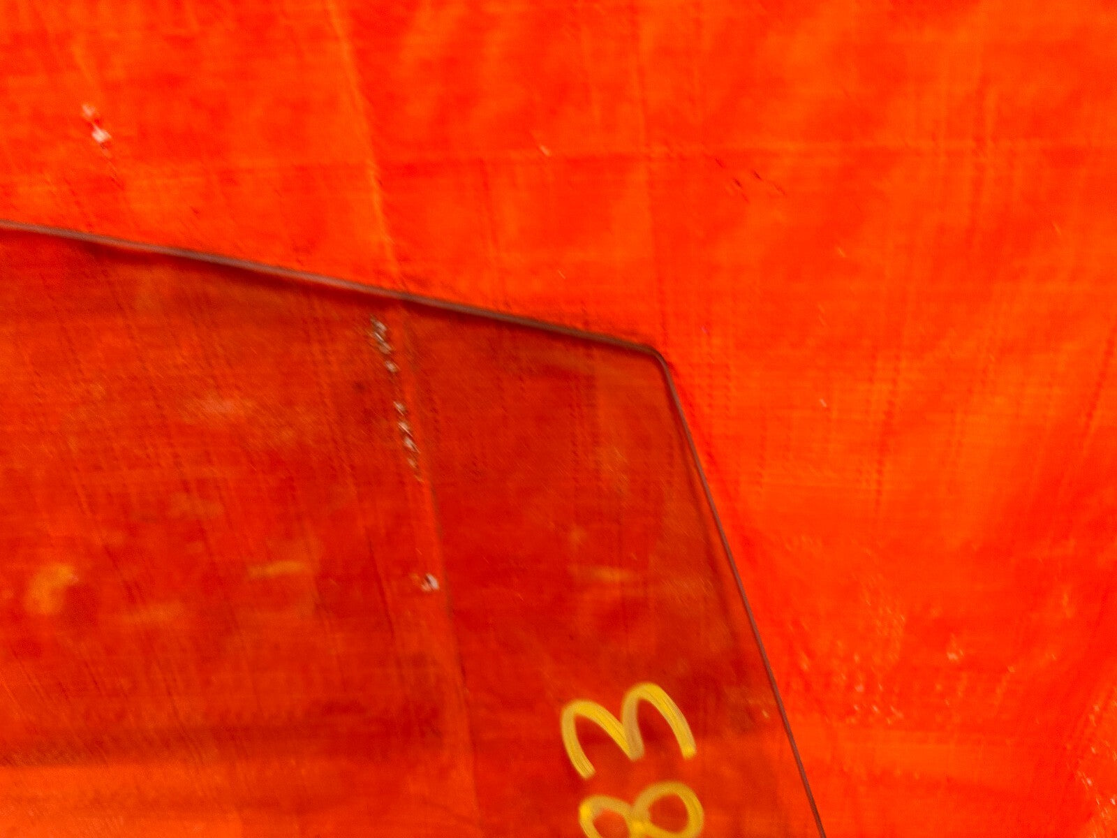 10 14 SUBARU IMPREZA WRX DRIVER LEFT REAR DOOR GLASS WINDOW   OEM #2835