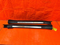 02 05 LEXUS SC430   LEFT AND RIGHT FLOOR PILLARS SCUFF PLATE SET   BLACK OEM 2880