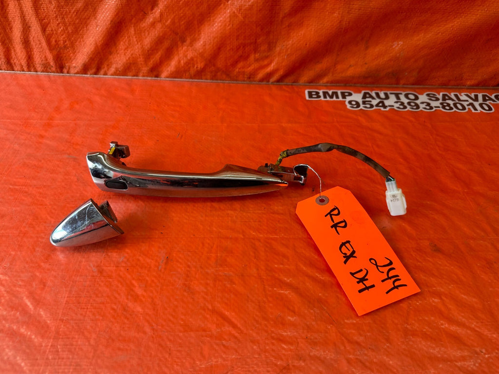 07 12 LEXUS ES350   PASSENGER RIGHT REAR   EXTERIOR DOOR HANDLE   OEM #2444