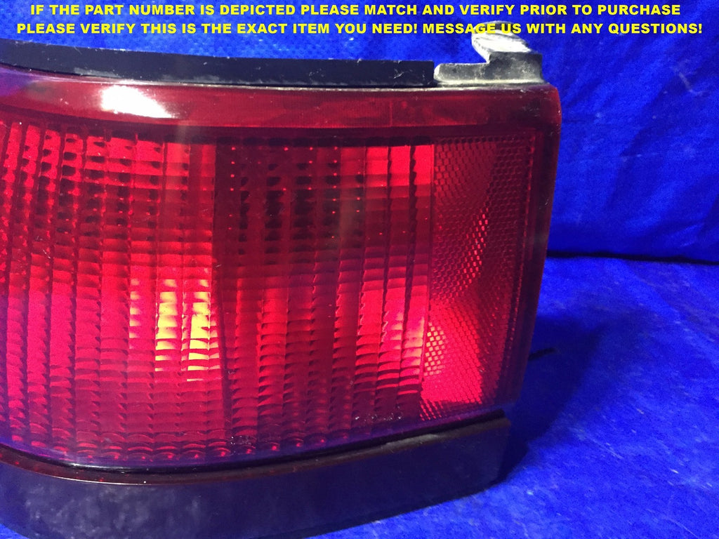 OEM 1994 1995 1996 FORD ESCORT DRIVER LEFT TAIL LIGHT 94 95 96 L LH BLACK1