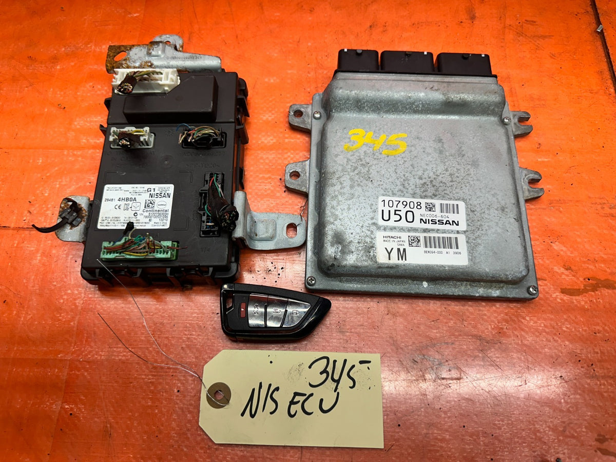 14-15 INFINITI Q50 3.7L AWD ECU BCM KEY SET IMMOBILIZER 284BA-4HB0A BEM394-00 #39